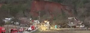 2 people missing after landslide destroys a cluster of homes in Yamagata, Japan