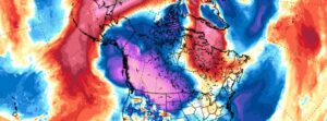 Arctic blast breaks numerous daily temperature records across Alberta, Canada