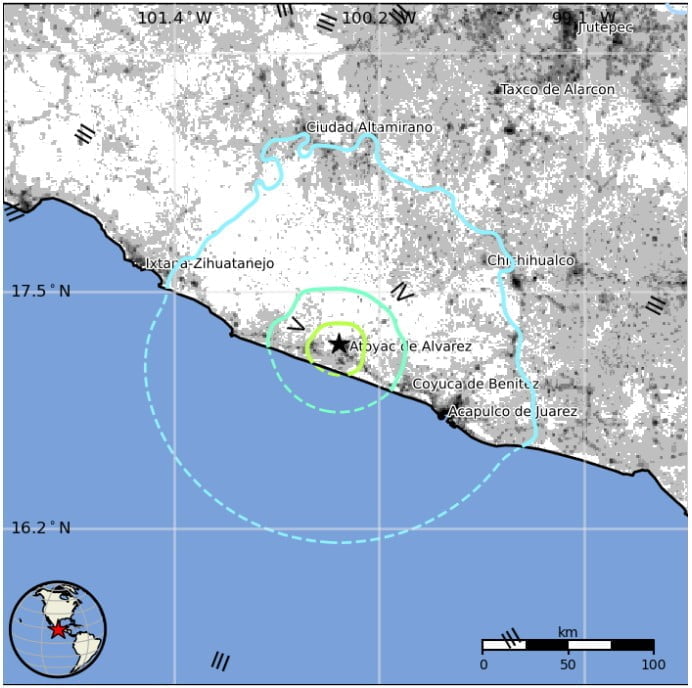guerrero mexico earthquake M6-0 december 11 2022 epe