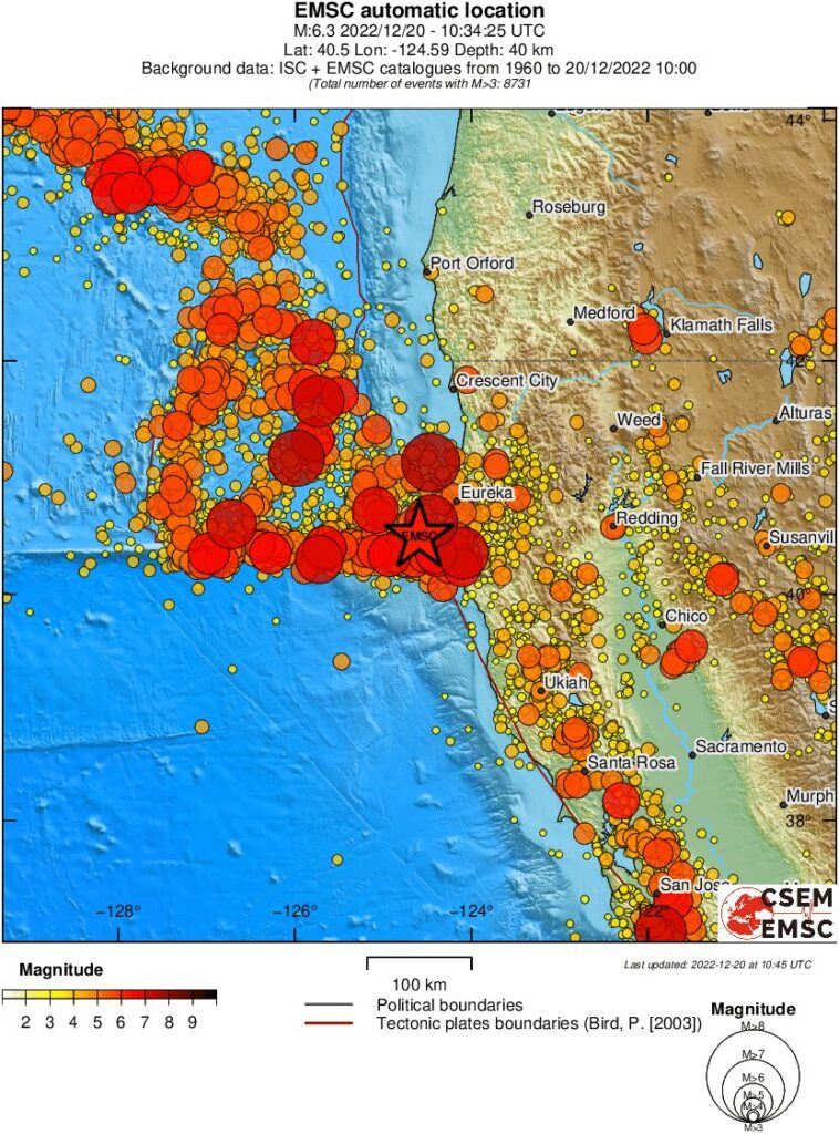 northern california m6-4 earthquake december 20 2022 emsc rs