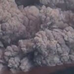 Large pyroclastic flow at Stromboli volcano generates a local tsunami, Italy