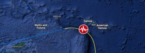 Strong and shallow M6.7 earthquake hits Samoa Islands region