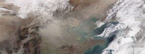 Rare winter sandstorm hits Beijing, China