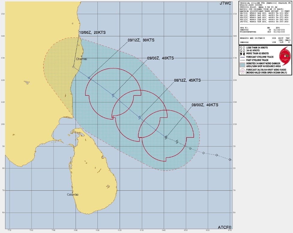 tropical cyclone 03z december 8 2022 jtwc