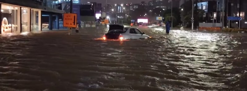 Extreme and unprecedented rains hit Auckland, New Zealand