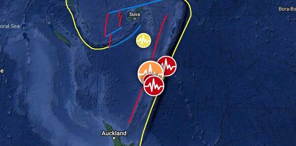 M6.0 earthquake January 26 2023 Kermadec Islands