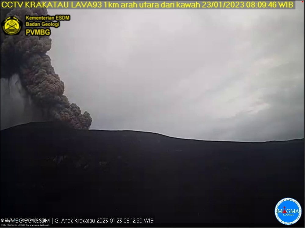 anak krakatau eruption january 23, 2023 2