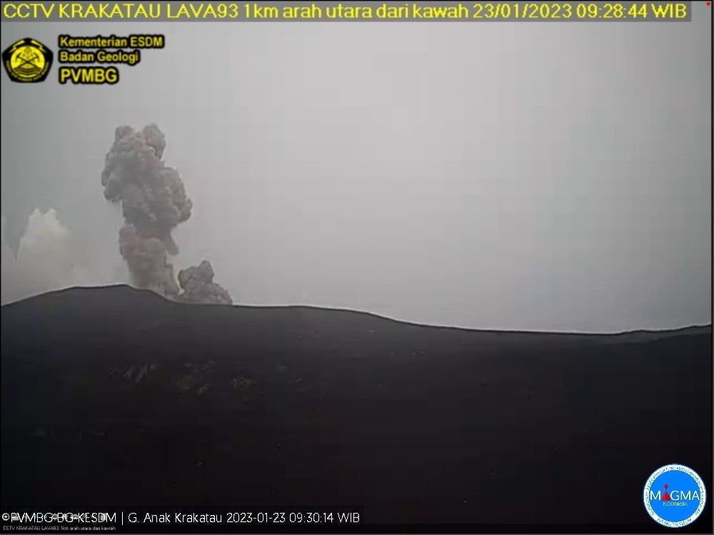 anak krakatau eruption january 23, 2023 3