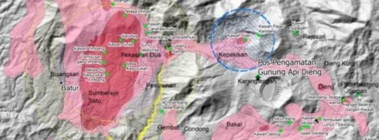 dieng alert map january 2023