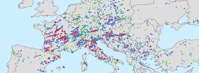 hail reports in 2022 by essl f