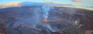 Eruption resumes at Kilauea volcano, Aviation Color Code raised to Red, Hawaii