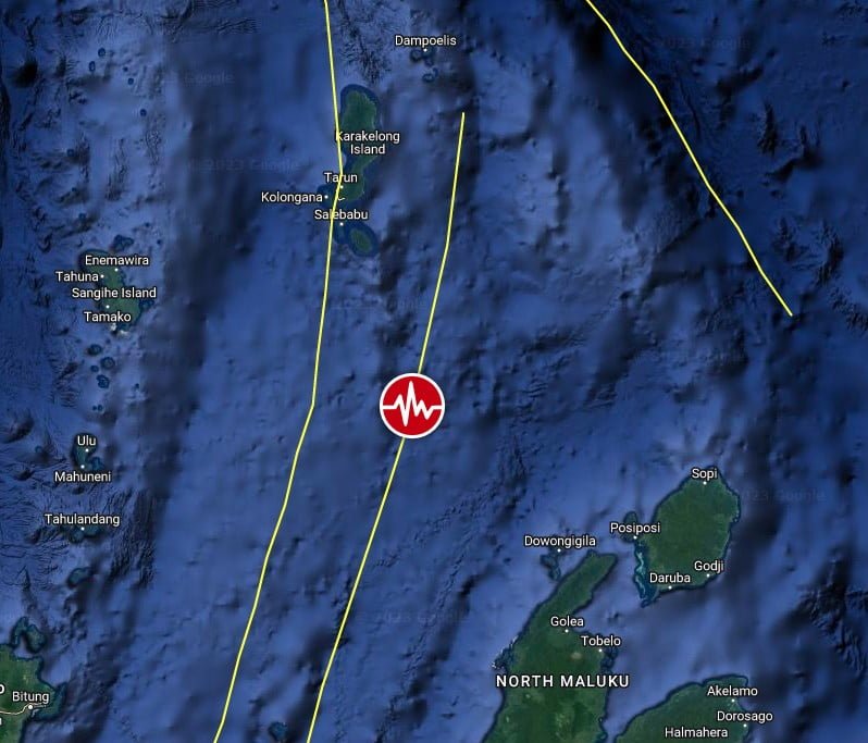 m7-0 earthquake indonesia january 18 2023 location map bgz
