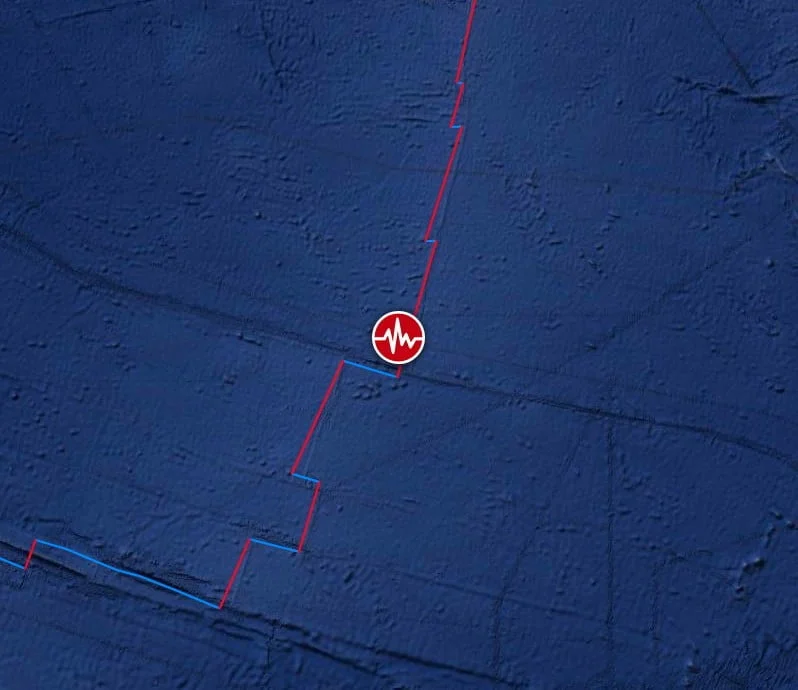 shallow M6-0 earthquake hits southern East Pacific Rise bg