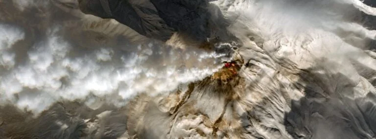 sheveluch volcano january 22 2023 f
