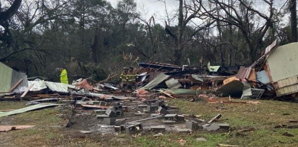 Tornado outbreak in Alabama leaves extensive damage and at least 6 people dead
