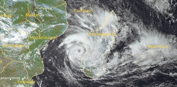Tropical Cyclone “Cheneso” rapidly intensifies after leaving a trail of death and destruction in Madagascar