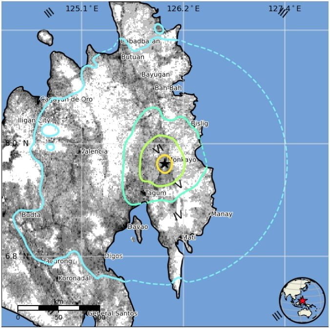 M6.0 mindanao philippines earthquake february 1 2023 usgs epe