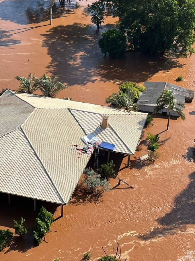 Paraguay communities cut off by flooded rivers in Amambay Department 2