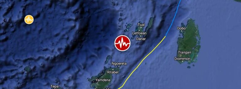 Shallow M6.1 earthquake Tanimbar region, Indonesia february 17 2023 f