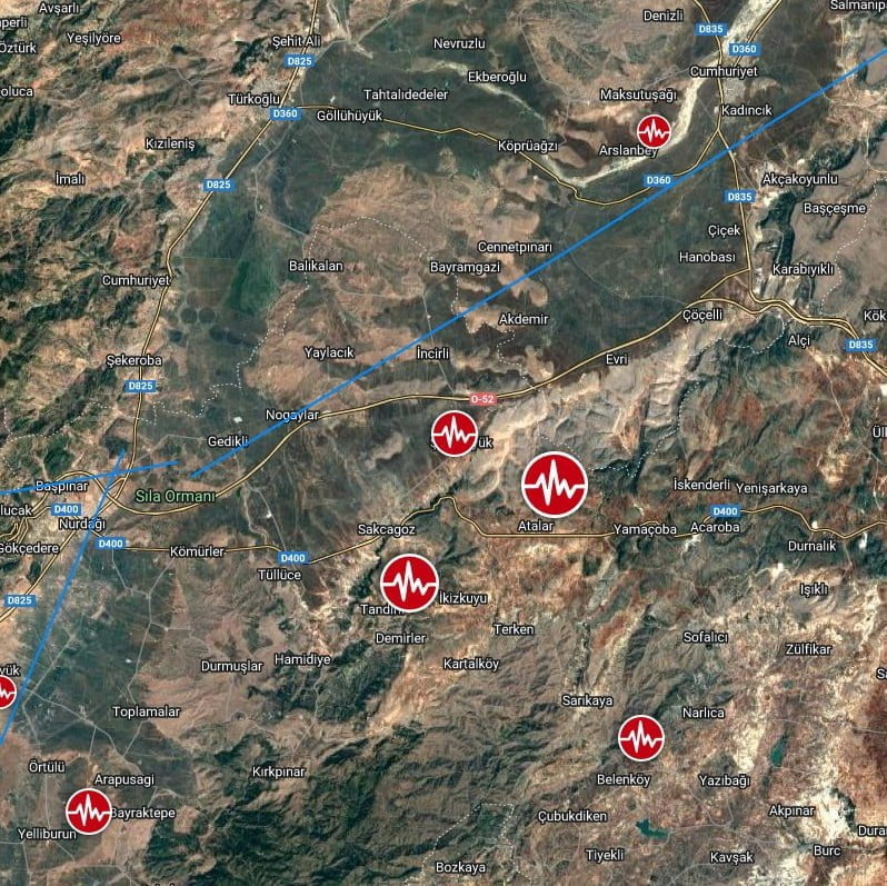 Turkey syria border region M7.8 earthquake february 6 2023 bgz