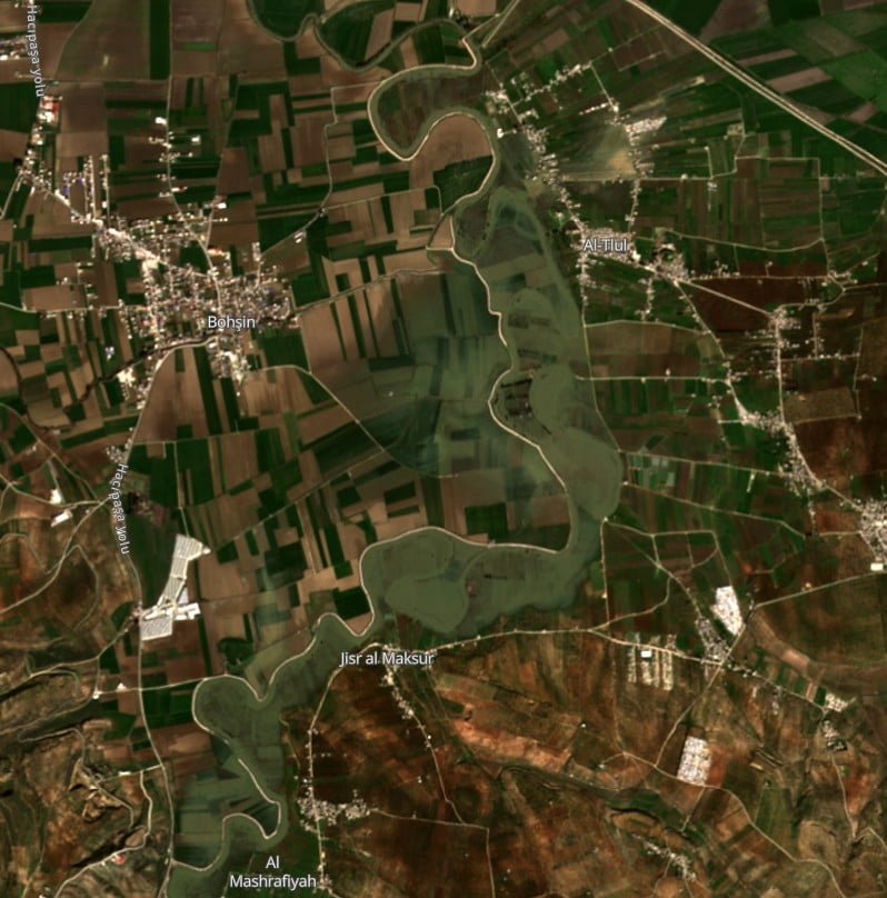 al-tlul flood idlib syria after dam breach acquired on february 9 2023 bg