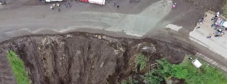landslide damage ecuador february 2023