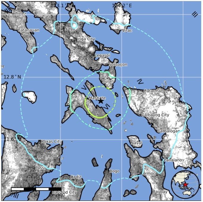 m6.1 earthquake philippines february 15 2023 usgs epe