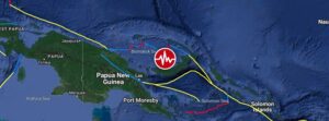 Strong and shallow M6.2 earthquake hits Papua New Guinea