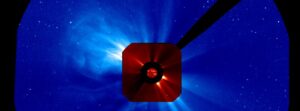 Long-duration X2.2 solar flare erupts from Region 3229, full halo CME produced