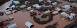 Deadly floods sweep through northern Syria, leaving many without homes
