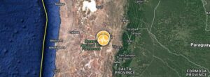 Strong M6.5 earthquake hits Argentina at intermediate depth