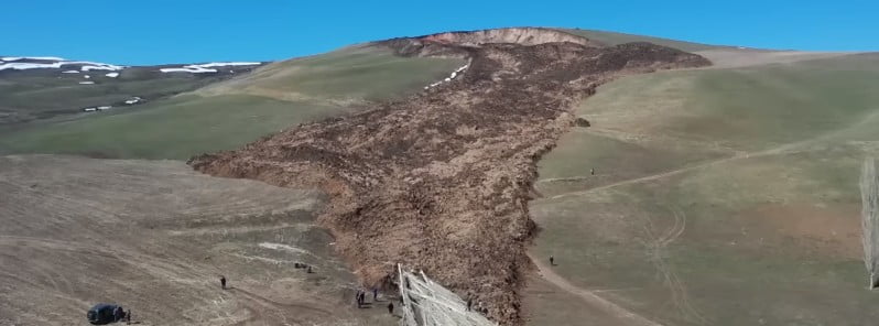 Massive landslide strikes Karl-Marx village in Kyrgyzstan amid snowmelt season