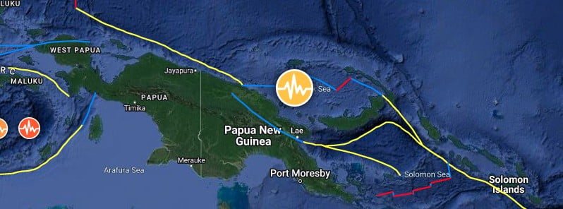 Strong M6.3 earthquake hits eastern New Guinea region, Papua New Guinea