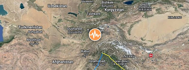 afghanistan m6.8 march 21 2023 location map f
