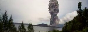 Increased activity at Anak Krakatau volcano, Indonesia