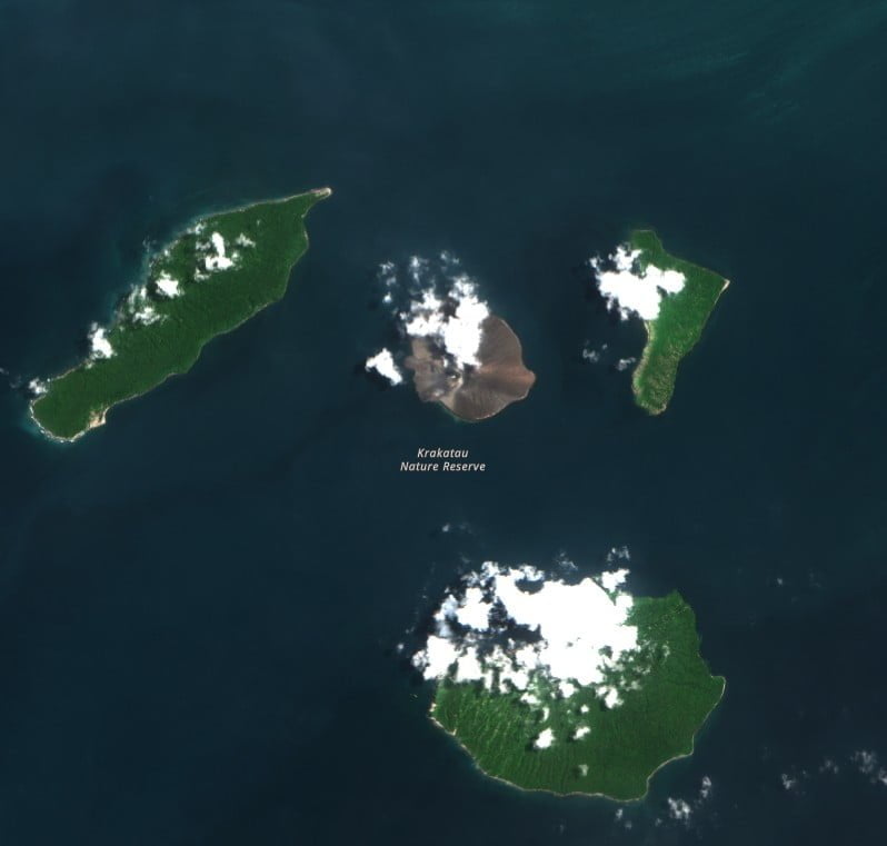 anak krakatau march 20 2023 sentinel-2