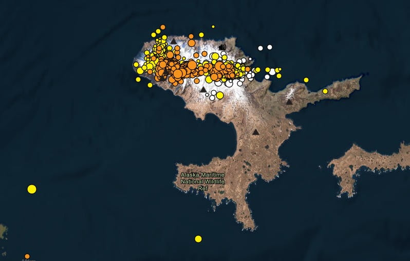 earthquakes beneath tanaga and takawangha volcanoes 2023