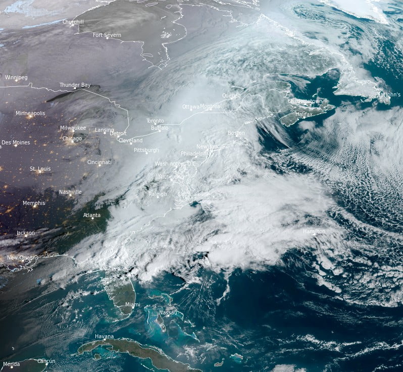 goes-east 13z march 13 2023