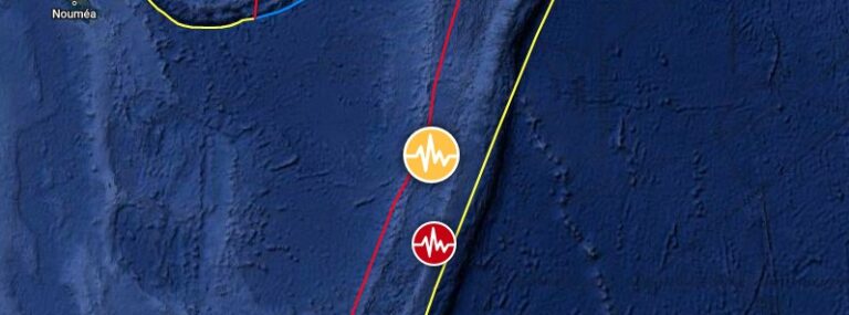 kermadec islands m6.9 earthquake march 4 2023 location map