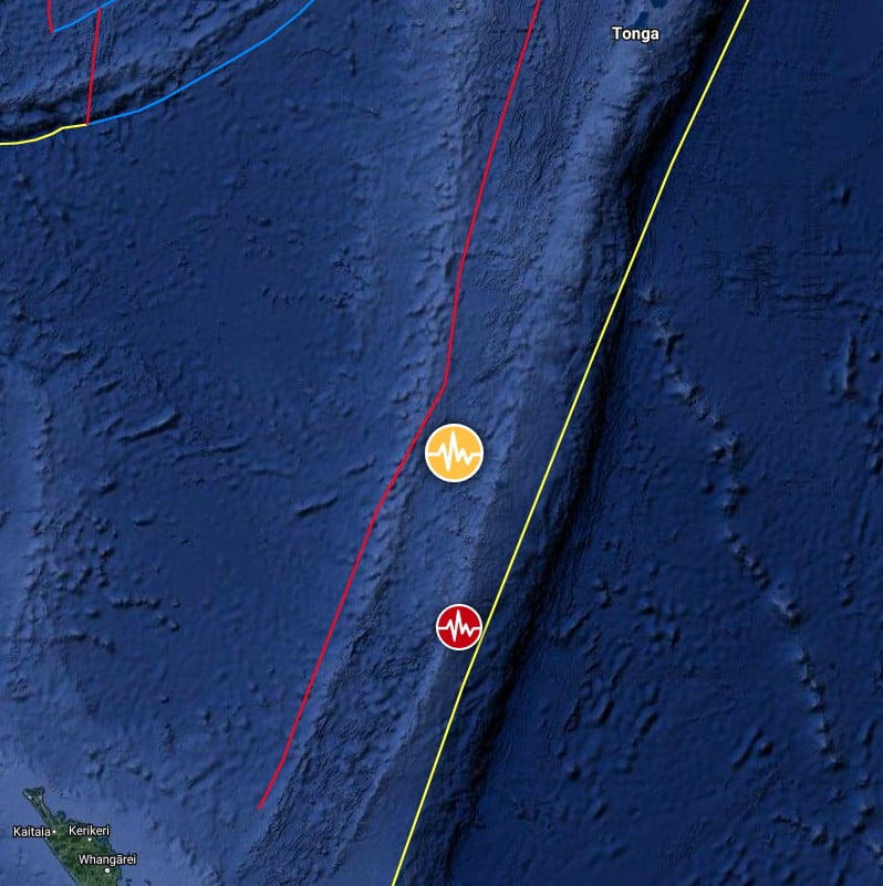 kermadec islands m6.9 earthquake march 4 2023 location map bg
