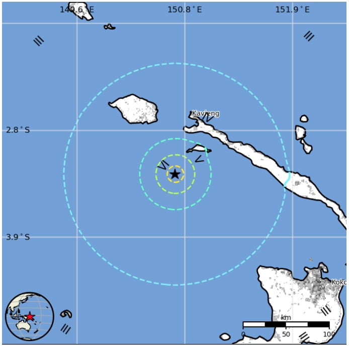 m6.0 earthquake papua new guinea march 7 2023 usgs epe