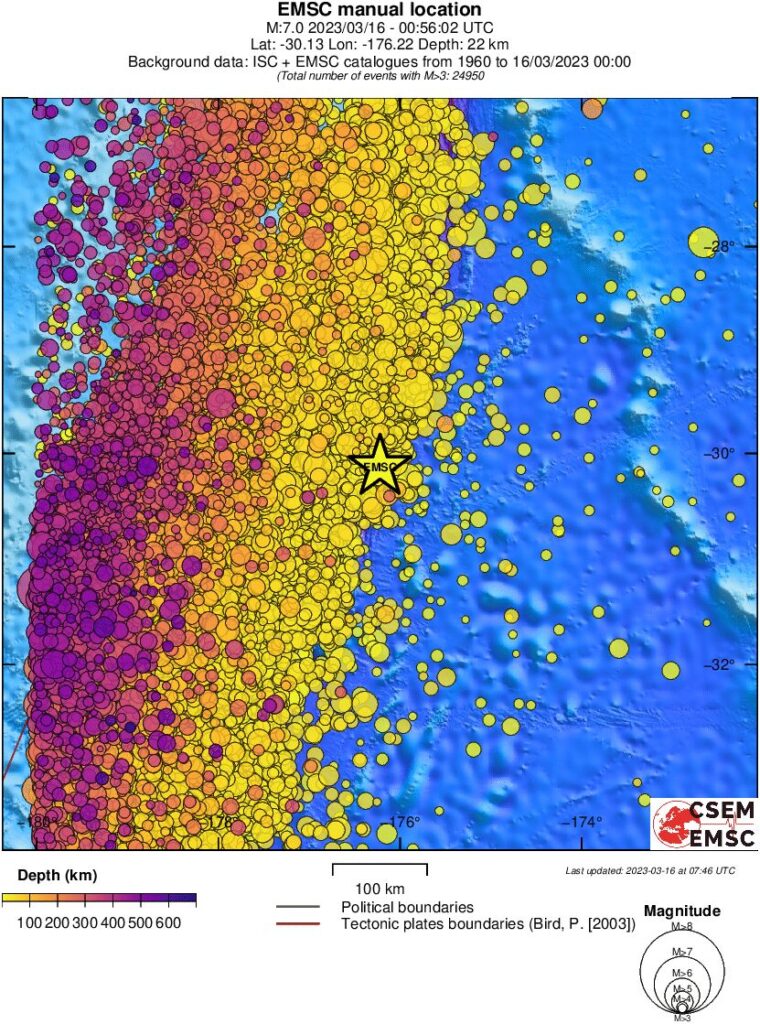 m7.0 earthquake kermadec islands march 16 2023 emsc rs
