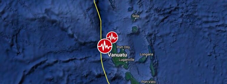 vanuatu m6.6 earthquake march 2 2023 location map