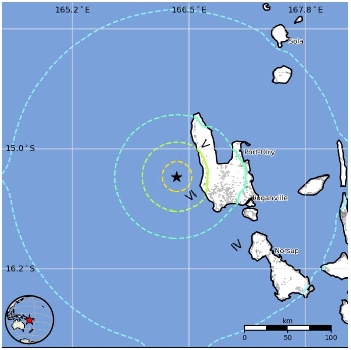 vanuatu m6.6 earthquake march 2 2023 usgs epe