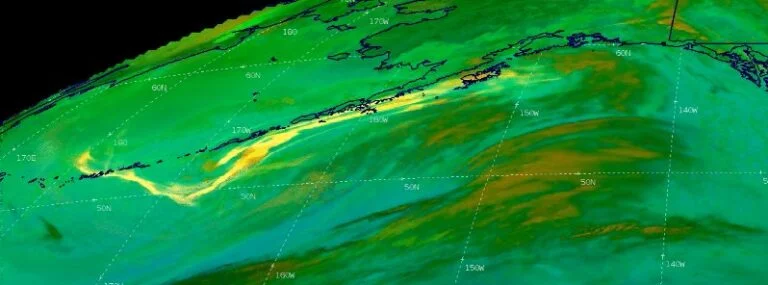 Ash produced by major eruption at Sheveluch grounds flights in Alaska