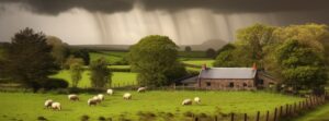 Heavy rainfall in Ireland leads to wettest March on record, impacting agriculture