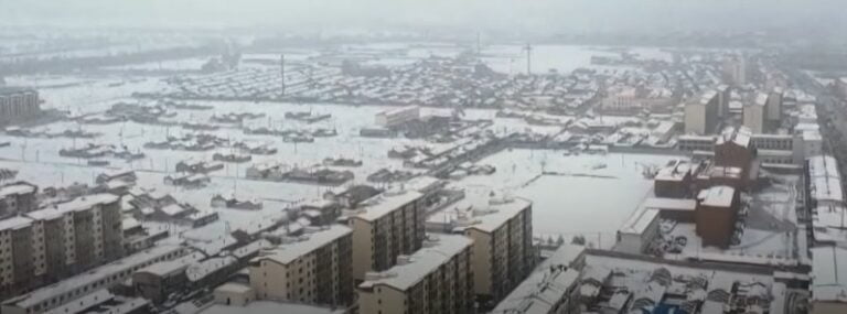 Vast parts of northern China hit by ice rain and snow after record-breaking April heatwave
