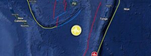 Deep M6.6 and M6.0 earthquakes hit south of the Fiji Islands