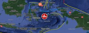 Shallow M6.1 earthquake hits Banda Sea, Indonesia