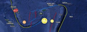 Deep M6.6 earthquake hits south of the Fiji Islands